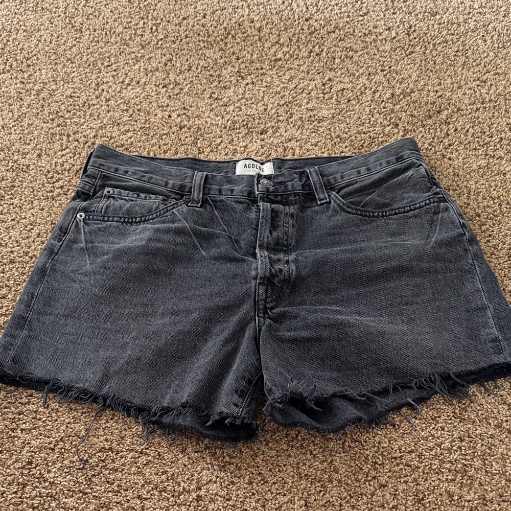 Agolde Charcoal Jean Shorts